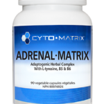 Adrenal Matrix by Cytomatrix Supplement Packaging on a Neutral Background