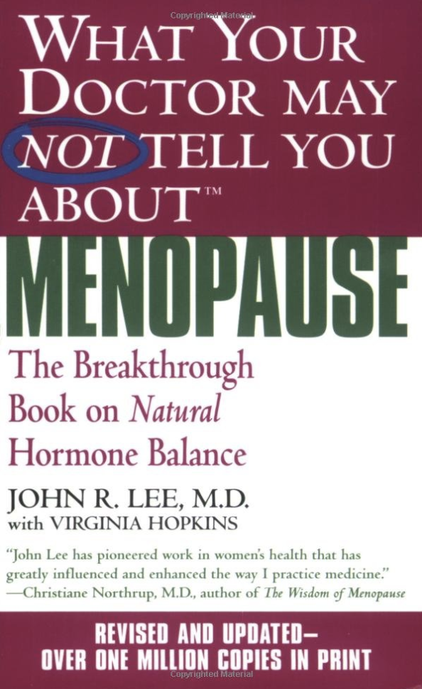 photo - a cover of one of the best books on menopause