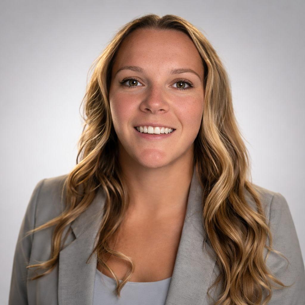 Professional headshot of Nurse Practitioner Bonnie Noble from Red Leaf Wellness in Edmonton, Alberta, specializing in hormone health, women’s health, and virtual primary care.
